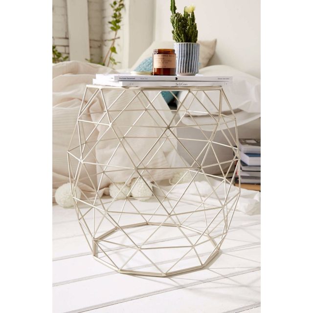 Cubical Gold Table